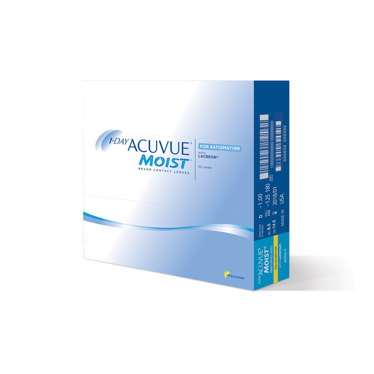 Acuvue 1-Day Moist Astigmatism - Daily - 90 Pack